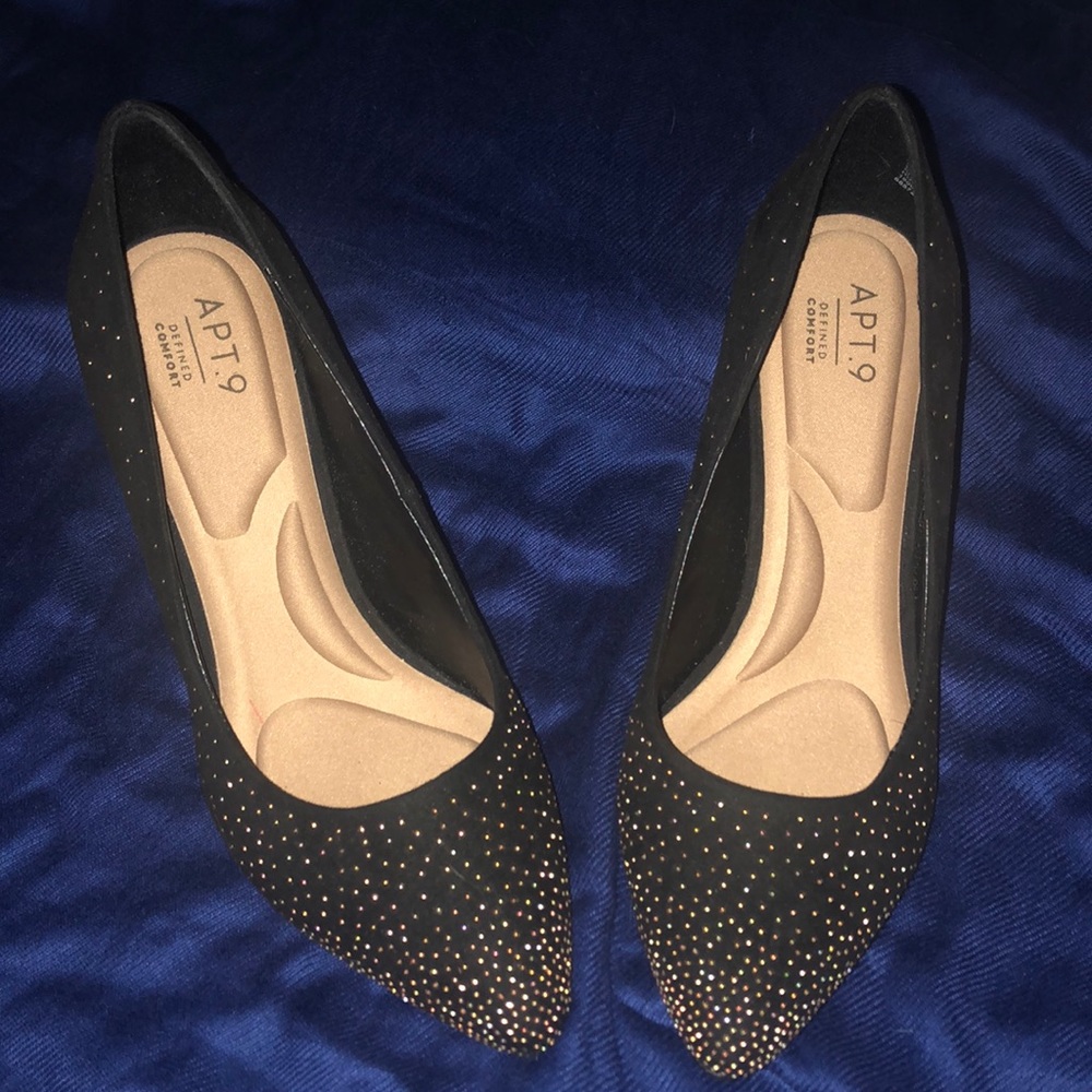 Black fancy heels